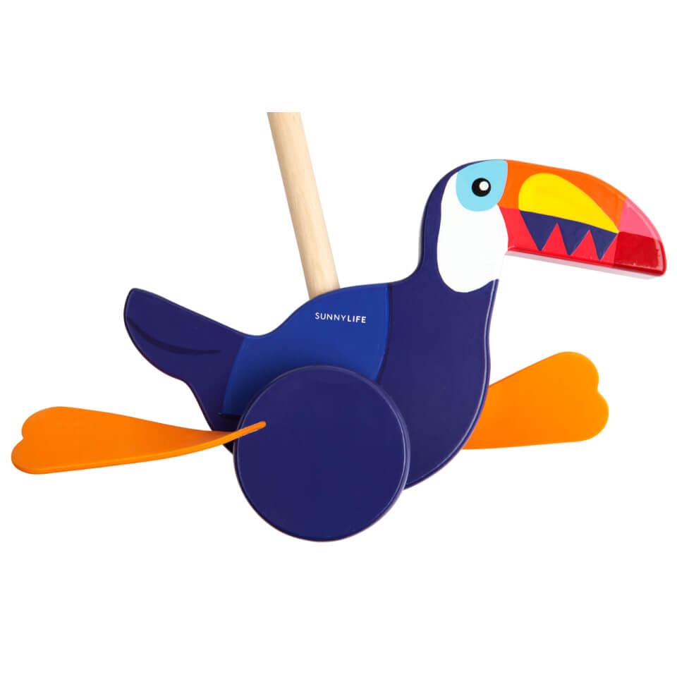 Sunnylife Push Along Toucan Toy