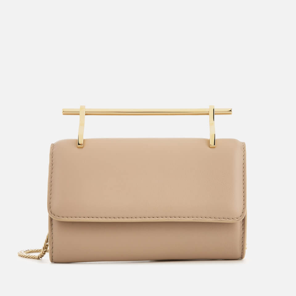 M2Malletier Women's Mini Fabricca Bag with Chain Handle - Sand/Single Gold