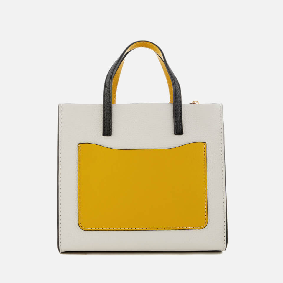 Marc Jacobs Women's Mini Grind Colourblock Bag - White Glow Multi