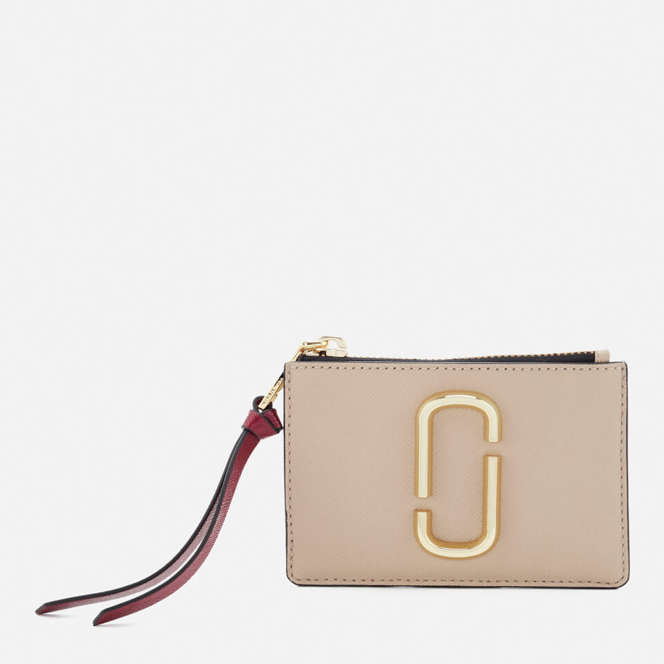 Marc Jacobs Women's Snapshot Top Zip Multi Wallet - Light Slate Multi