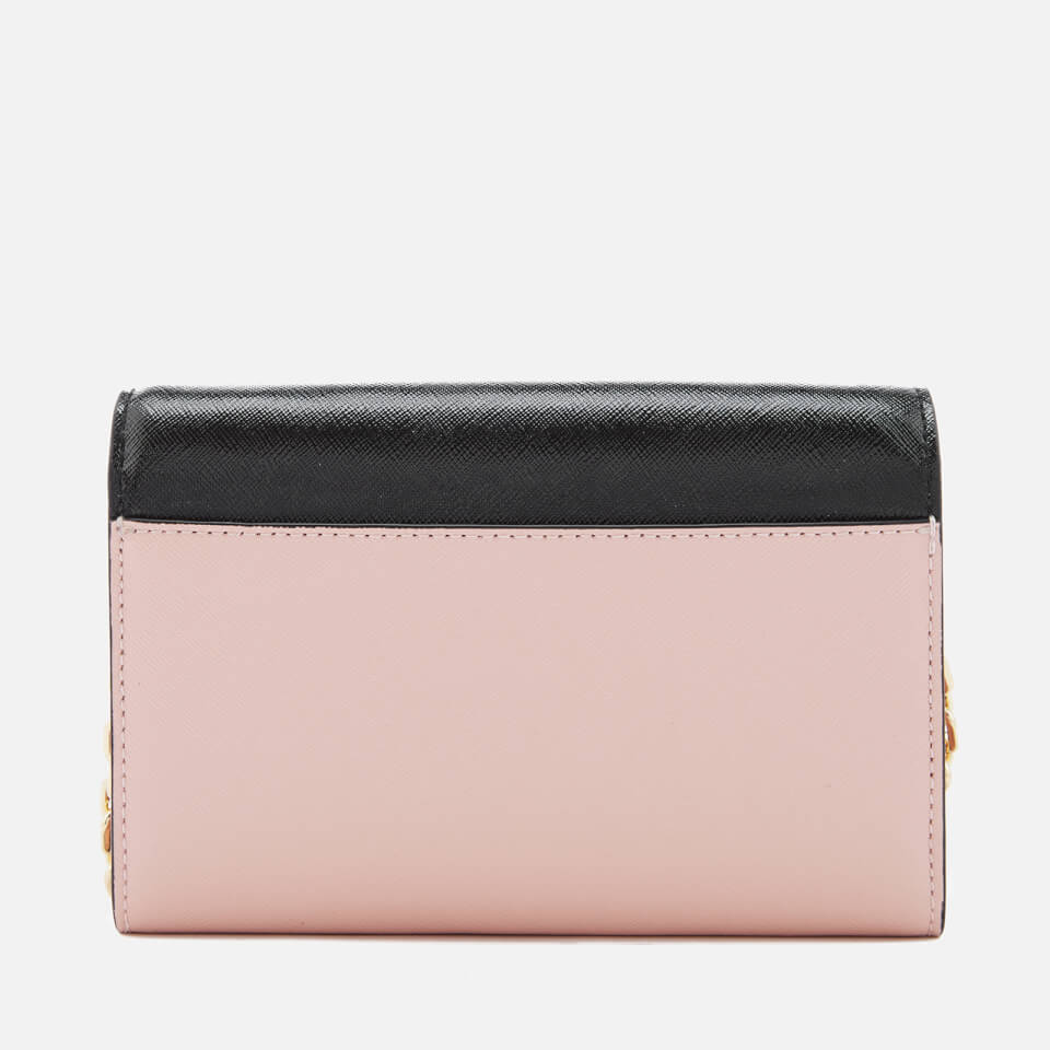 Marc Jacobs Women's Snapshot Wallet on Chain - Black/Rose