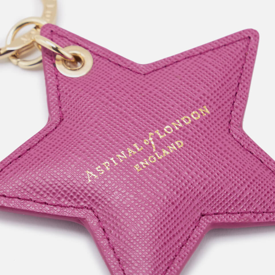 Aspinal of London Women's Star Keyring - Orchid