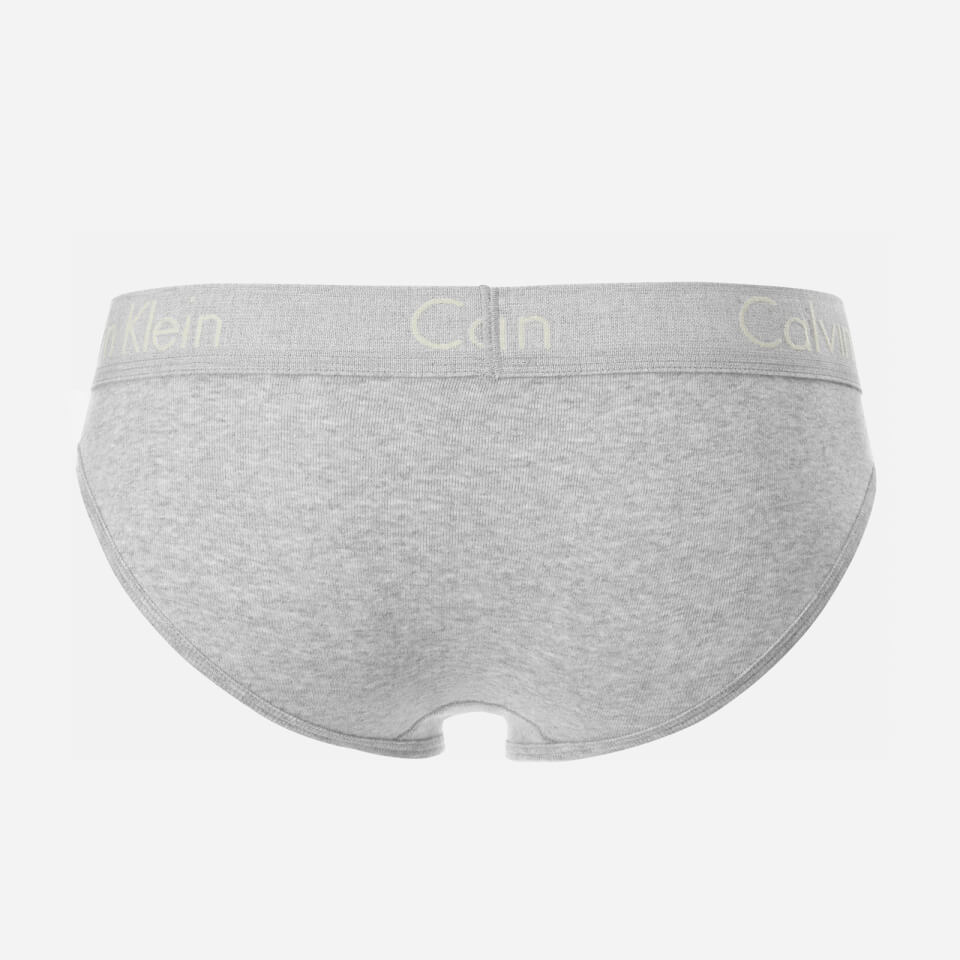 Calvin Klein Women's Logo Band Bikini Briefs - Grey Heather