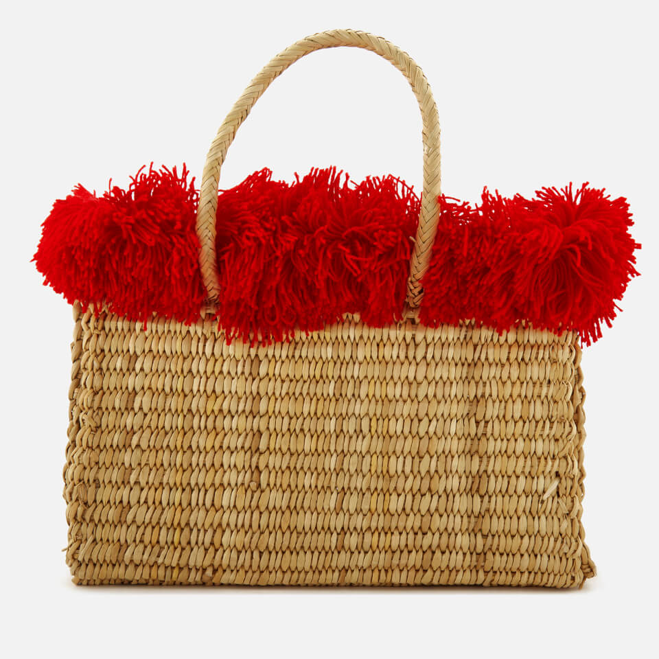 Nannacay Women's Xhios Tote Bag - Off White/Red