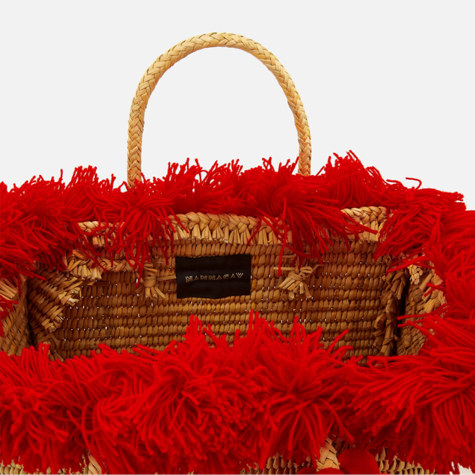 Nannacay Women's Xhios Tote Bag - Off White/Red