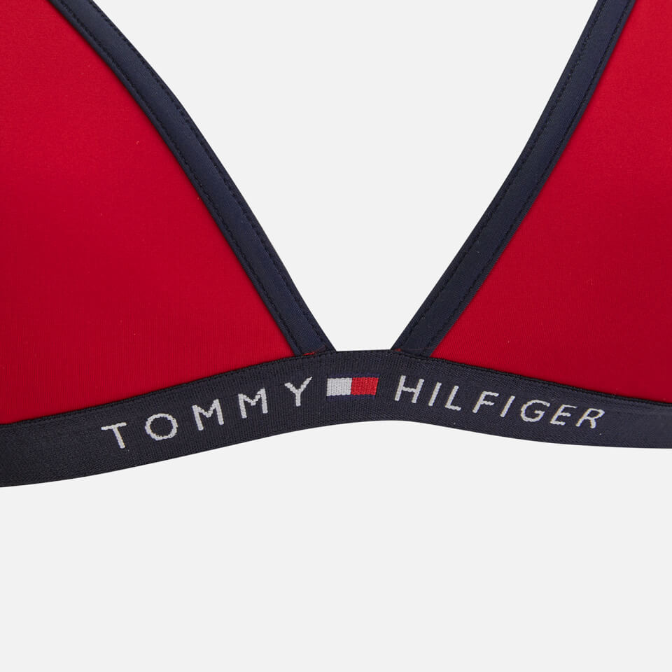 Tommy Hilfiger Women's Bikini Top - Red