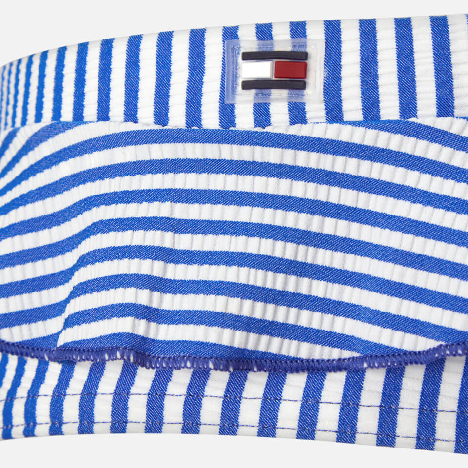 Tommy Hilfiger Women's Frill Bikini Bottoms - Blue