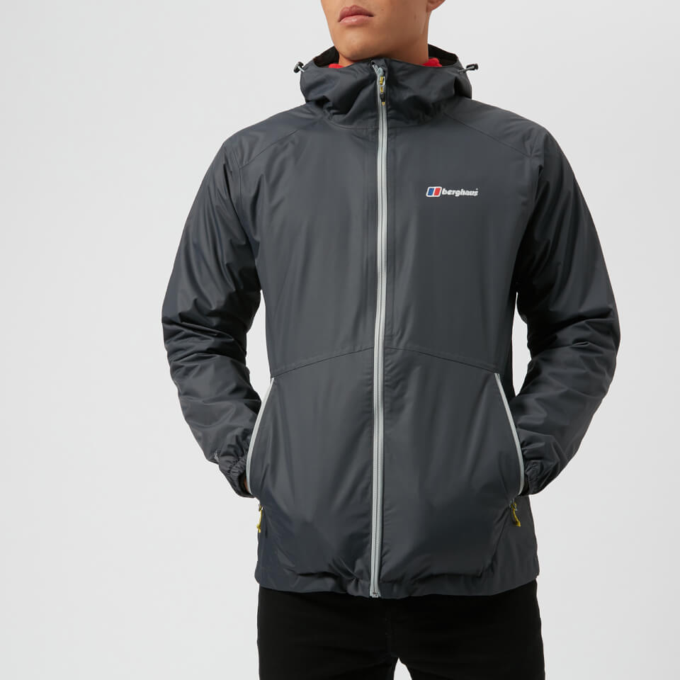 BERGHAUS DELUGE LIGHT SHELL JKT AM DKGRY/DKGRY