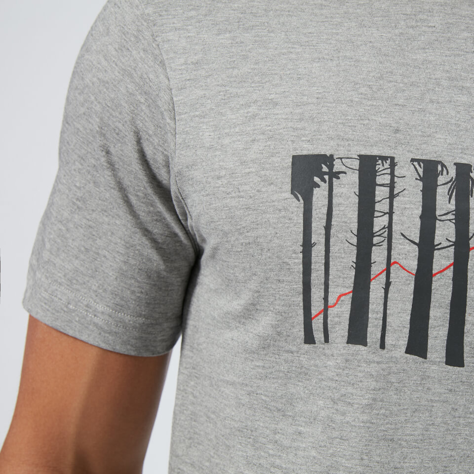BERGHAUS TREELINE T SHIRT AM GRY/GRY