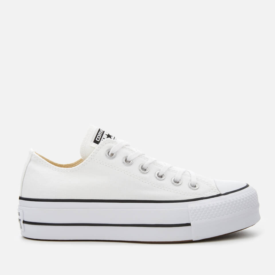 Converse Women's Chuck Taylor All Star Lift Ox Trainers - White/Black/White