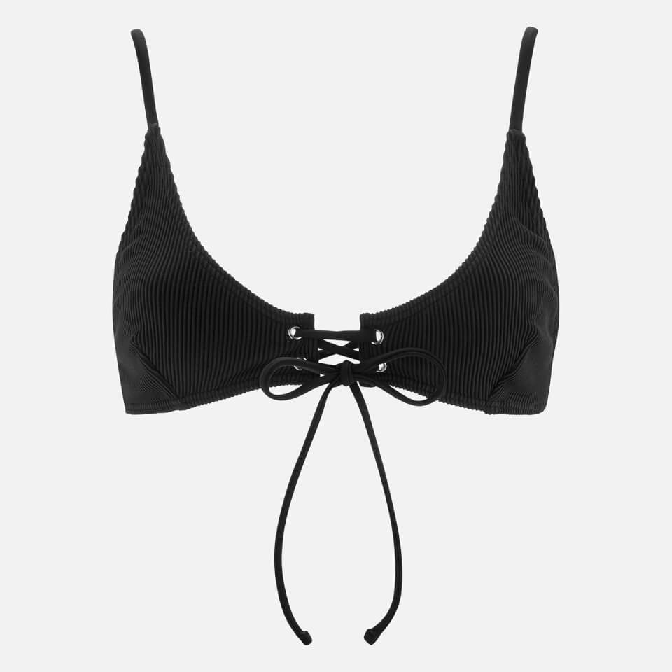 MINKPINK Women's Kylie Triangle Bikini Top - Black