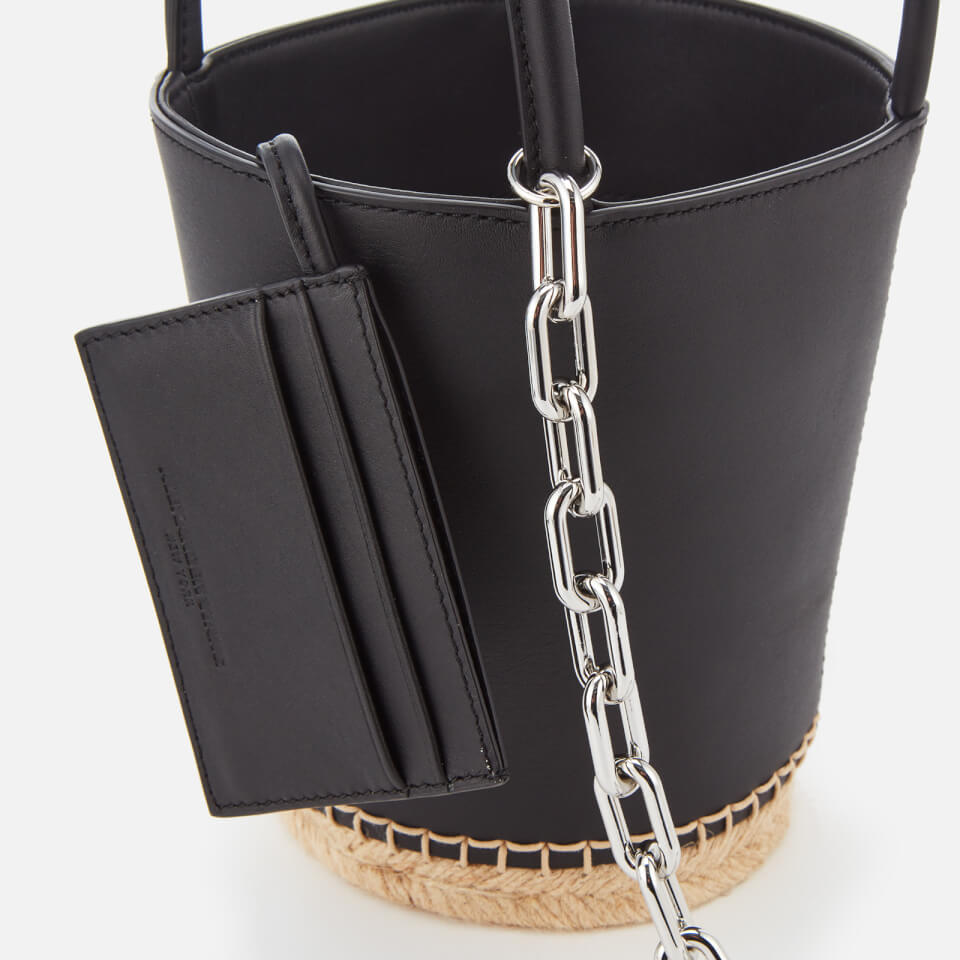 Alexander Wang Women's Roxy Mini Bucket Bag with Espadrille Bottom - Black