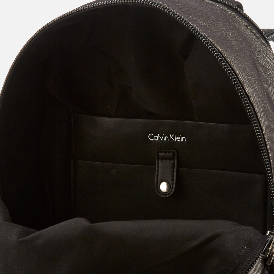 Calvin Klein Women's City Nylon Backpack - Dark Metallic