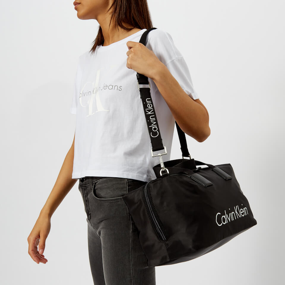 Calvin Klein Women's City Nylon Duffle Bag - Black