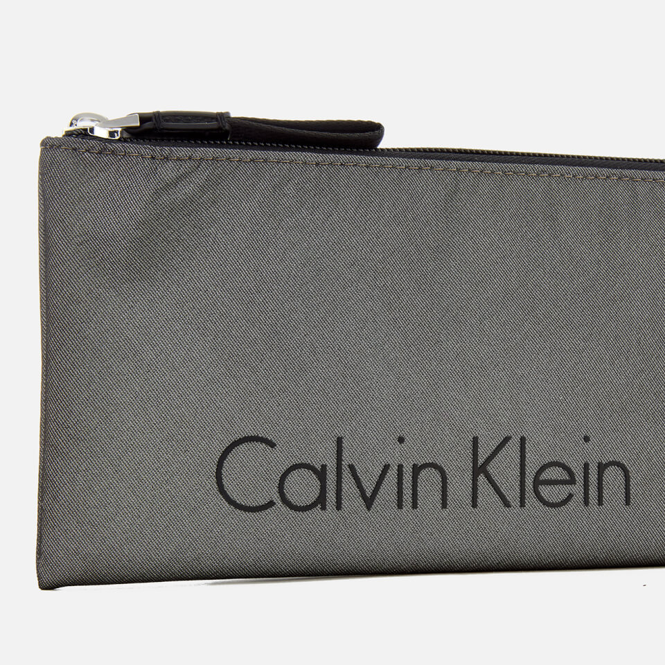 Calvin Klein Women's City Nylon Pouch - Dark Metallic