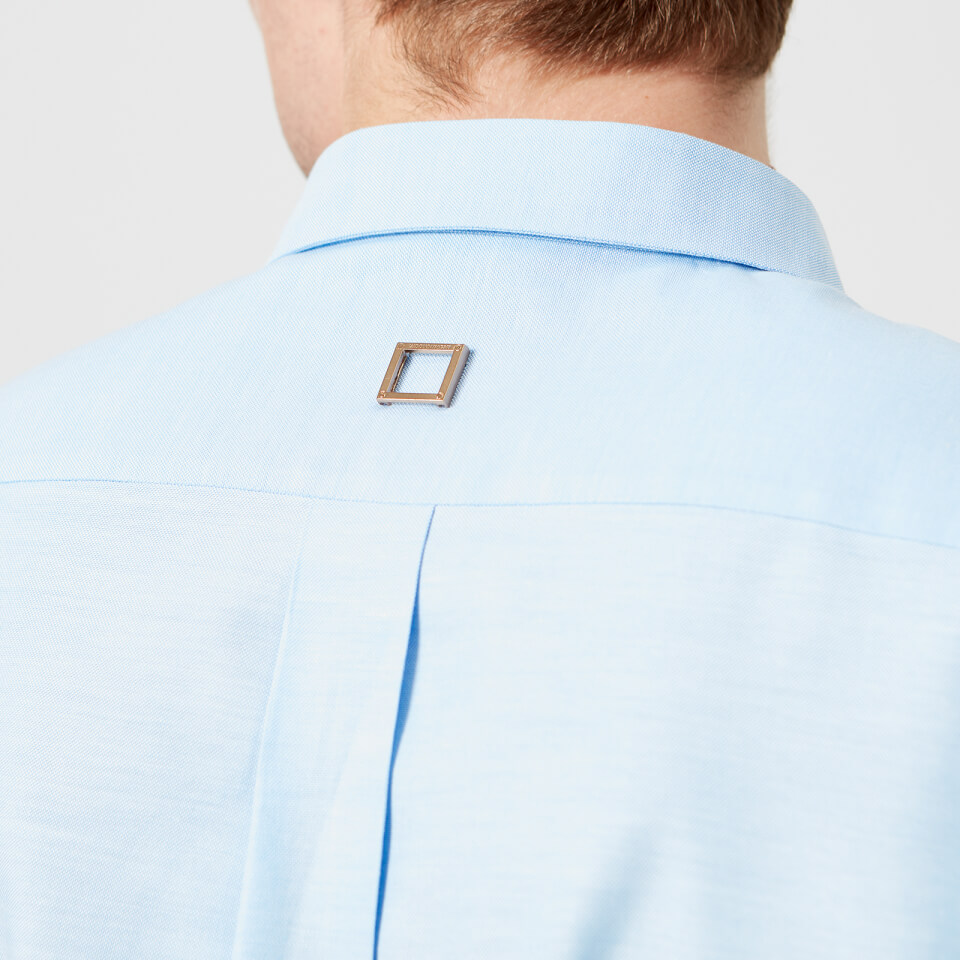 Tシャツ・カットソー WOOYOUNGMI SS25 Light blue poplin shirt (W251DS01 802L) Wooyoungmi Men's Button Down Oxford Shirt - Light Blue | Coggles
