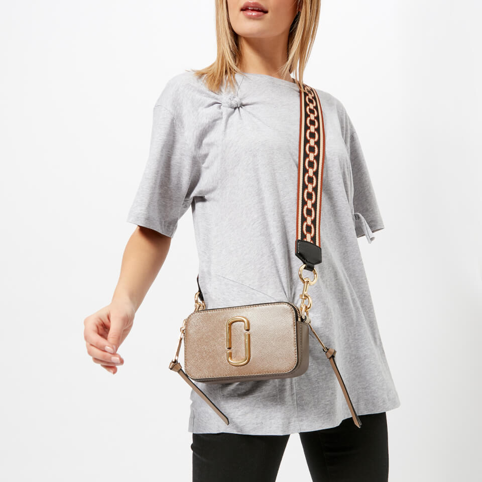 Marc Jacobs Women's Snapshot Cross Body Bag - French Grey/Multi