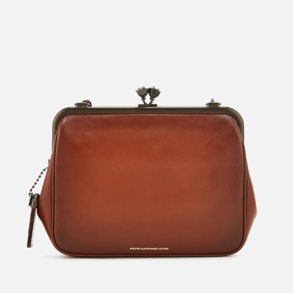 Coach 1941 Women's Kisslock Cross Body Bag - 1941 Saddle