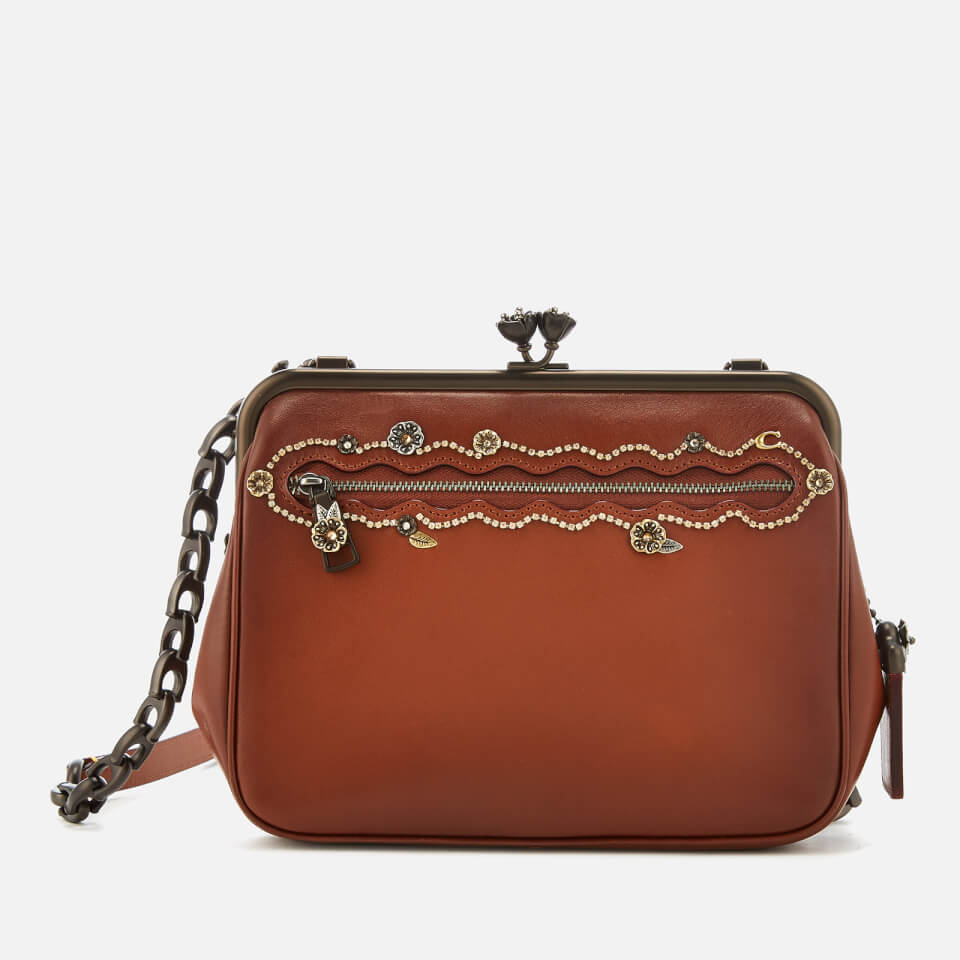 Coach 1941 Women's Kisslock Cross Body Bag - 1941 Saddle