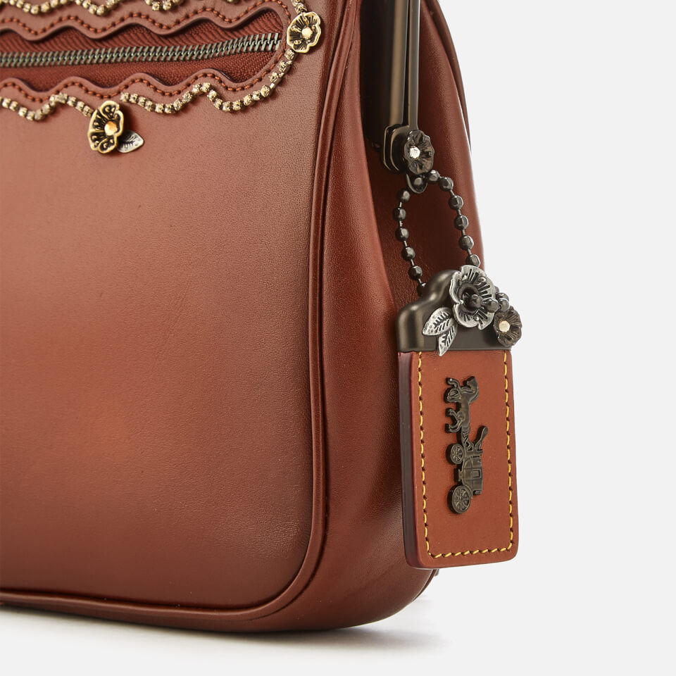 Coach 1941 Women's Kisslock Cross Body Bag - 1941 Saddle