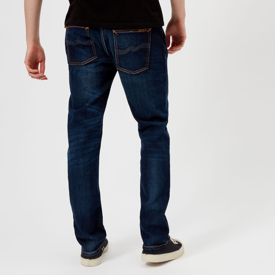Nudie Jeans Men s Dude Dan Straight Jeans Dark Deep Worn Coggles
