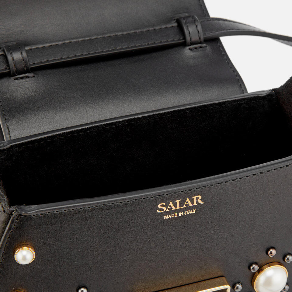 SALAR Women's Mimi Pearl Bag - Black