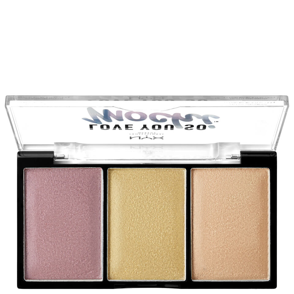 NYX Professional Makeup Love You So Mochi Highlighter Palette - Lit Life