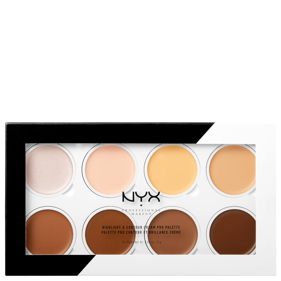 NYX Professional Makeup Highlight & Contour Cream Pro Palette