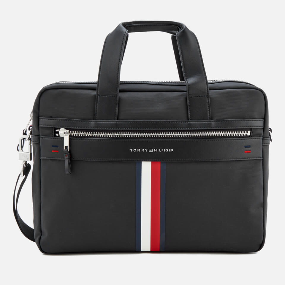Tommy Hilfiger Men's Elevated Computer Bag - Black