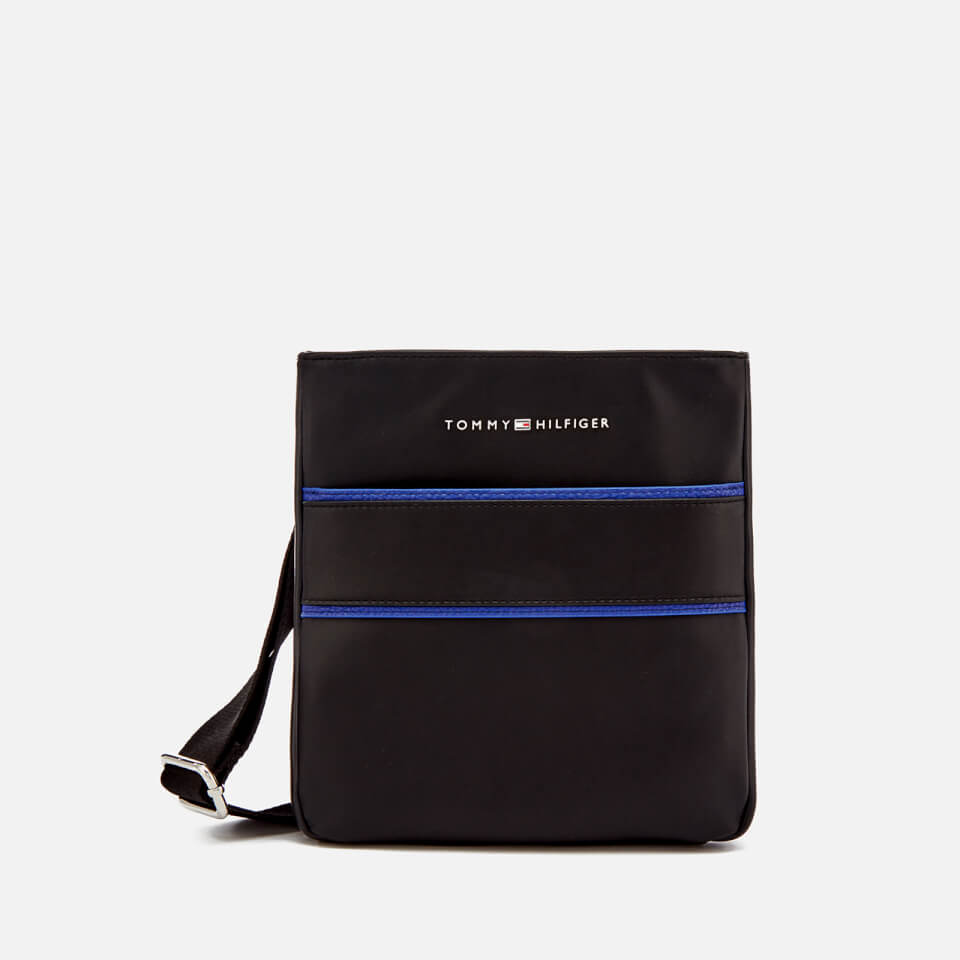 Tommy Hilfiger Men's Pop Stripe Mini Crossover Bag - Black/Sodalite Blue