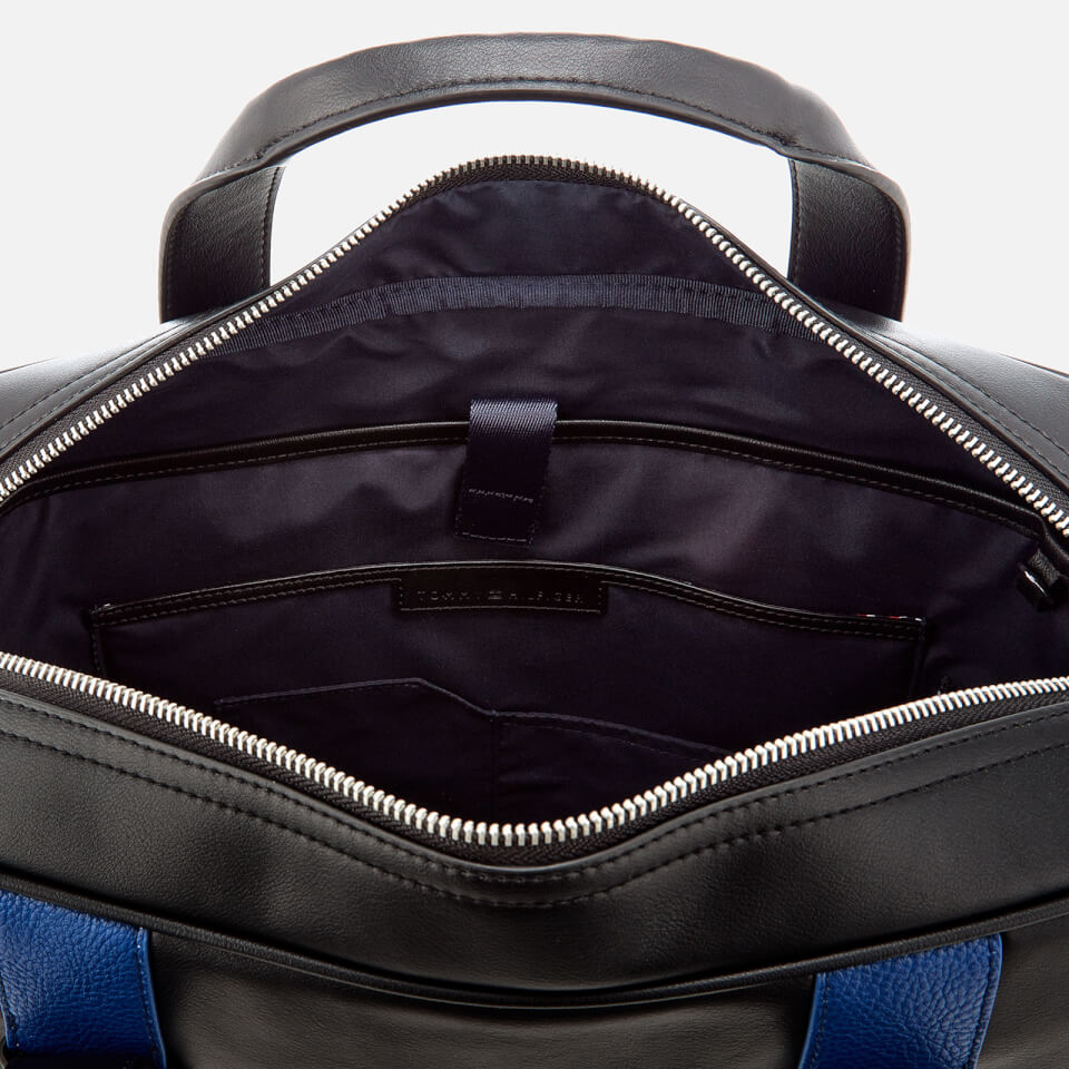 Tommy Hilfiger Men's Pop Stripe Computer Bag - Black/Sodalite Blue