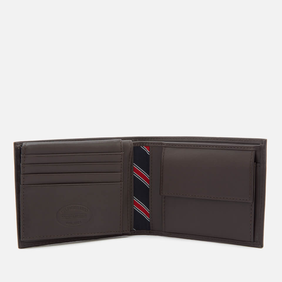 Tommy Hilfiger Men's Eton Credit Card Flap and Coin Wallet - Brown