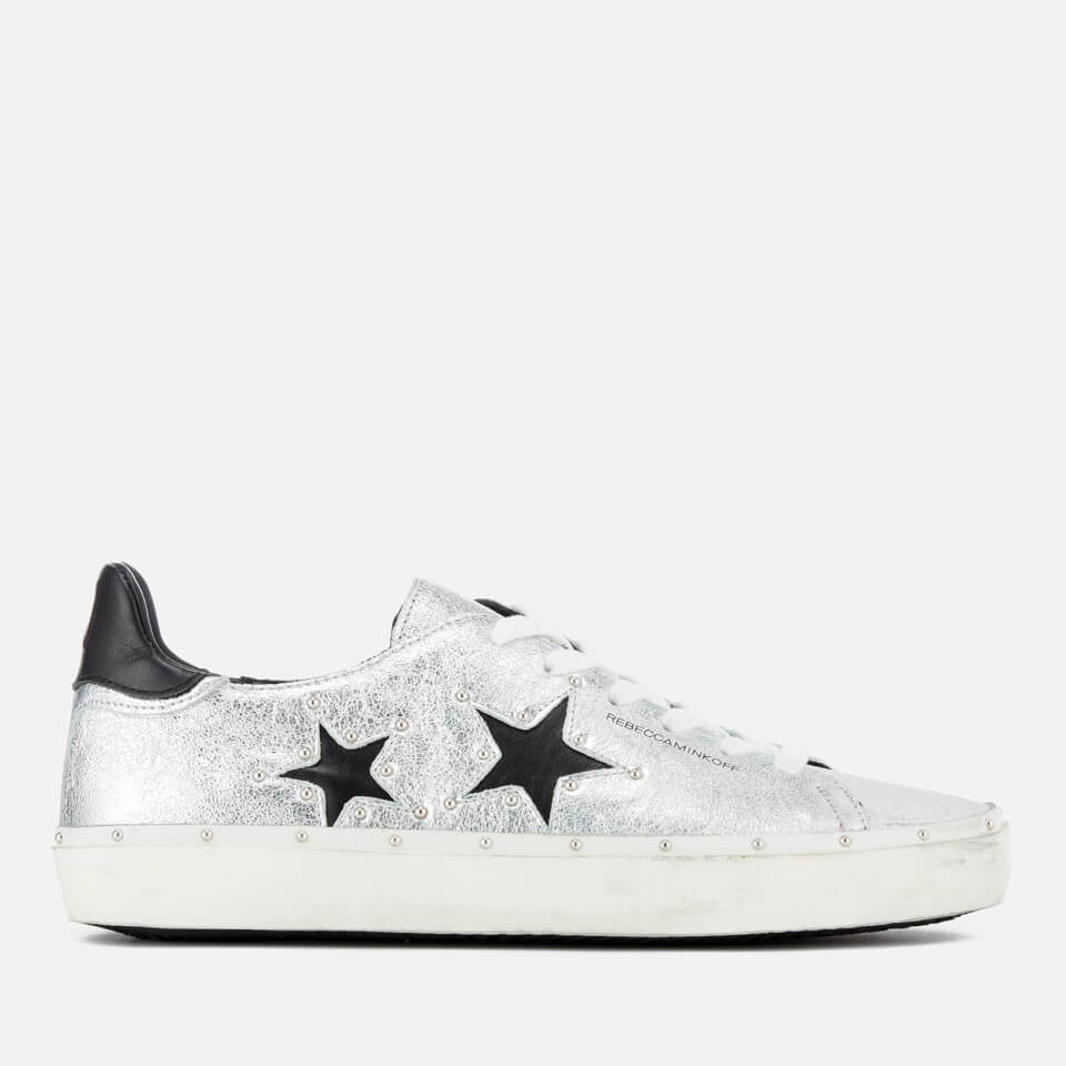 Rebecca minkoff silver sneakers clearance
