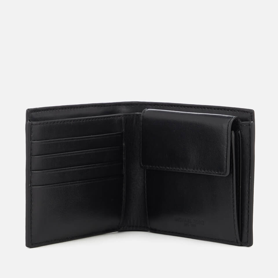 Michael Kors Men's Harrison Billfold Wallet With Coin Pocket - Black