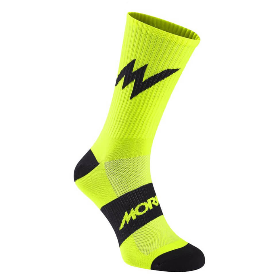 Morvelo Series Emblem Socks - Fluro - S/M