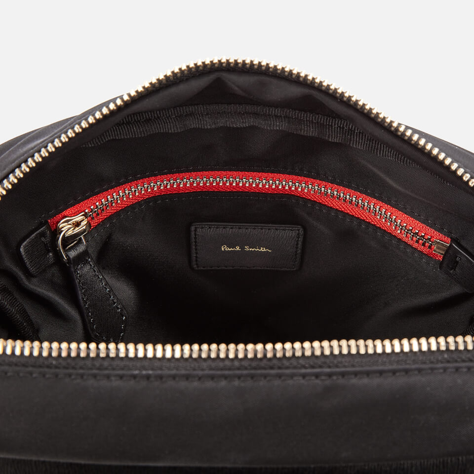 Paul Smith Accessories Men's Stripe Detail Crossbody Bag - Black
