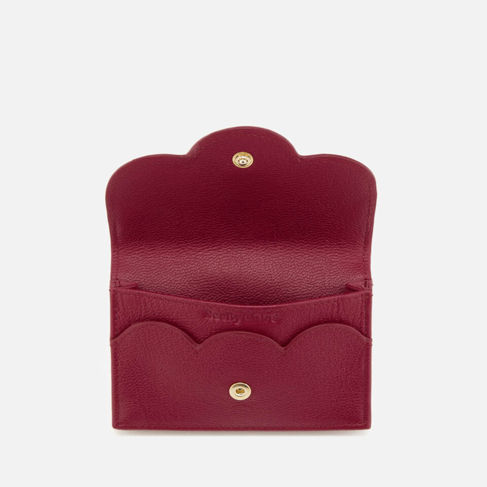See By Chloé Women's Card Case - Berry Pink