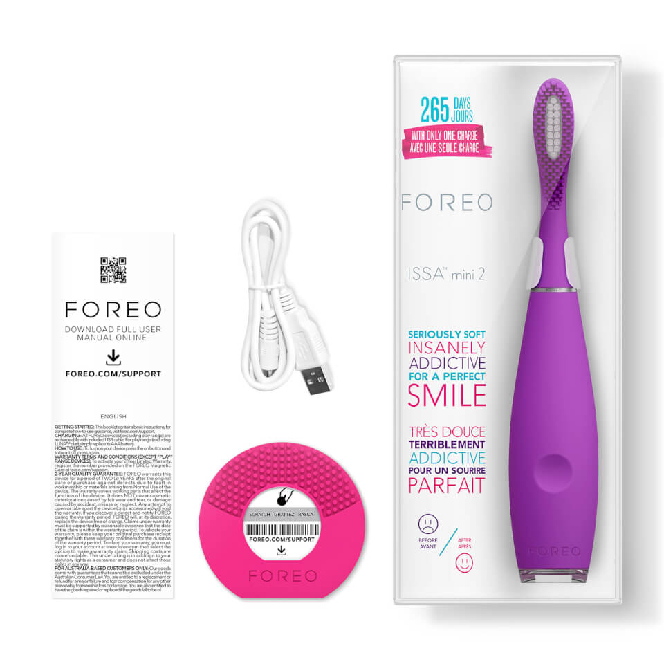 FOREO ISSA™ Mini 2 Electric Sonic Toothbrush - Enchanted Violet