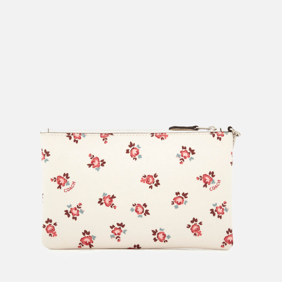 Coach Women's Small Wristlet - Chalk Floral Bloom