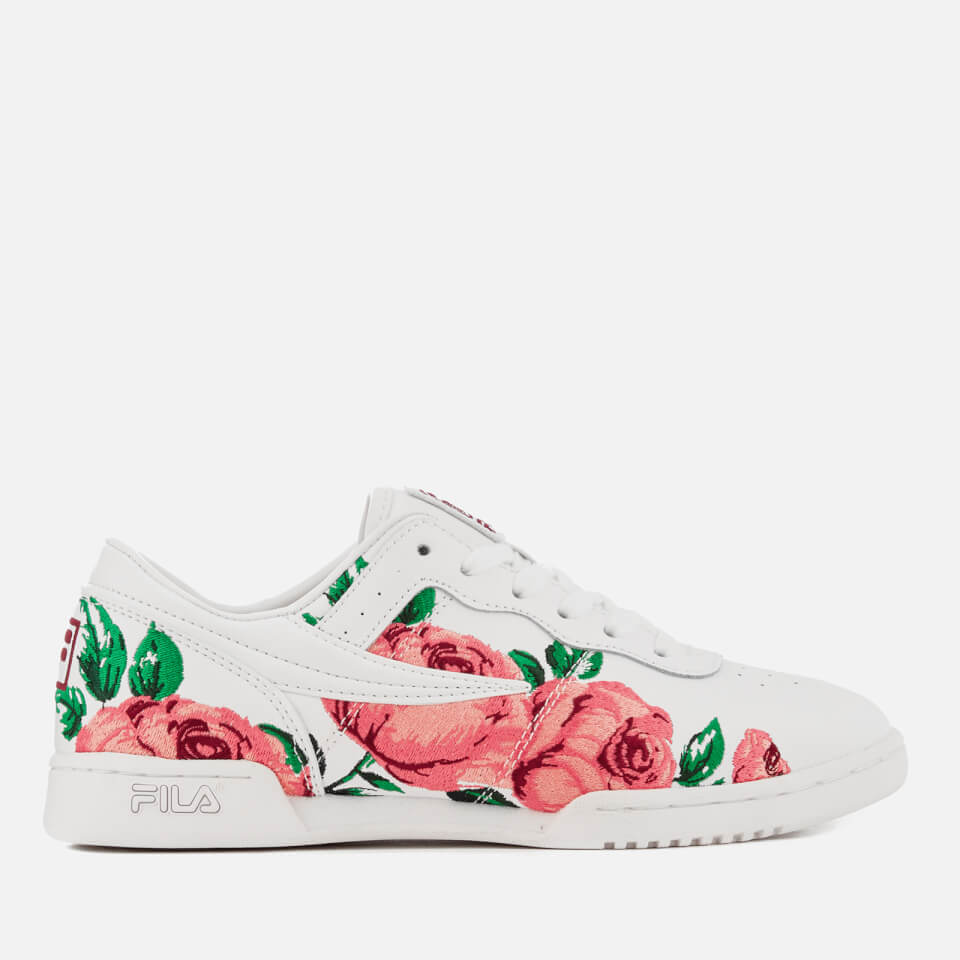 FILA Women s Original Fitness Embroidery Trainers White Allsole