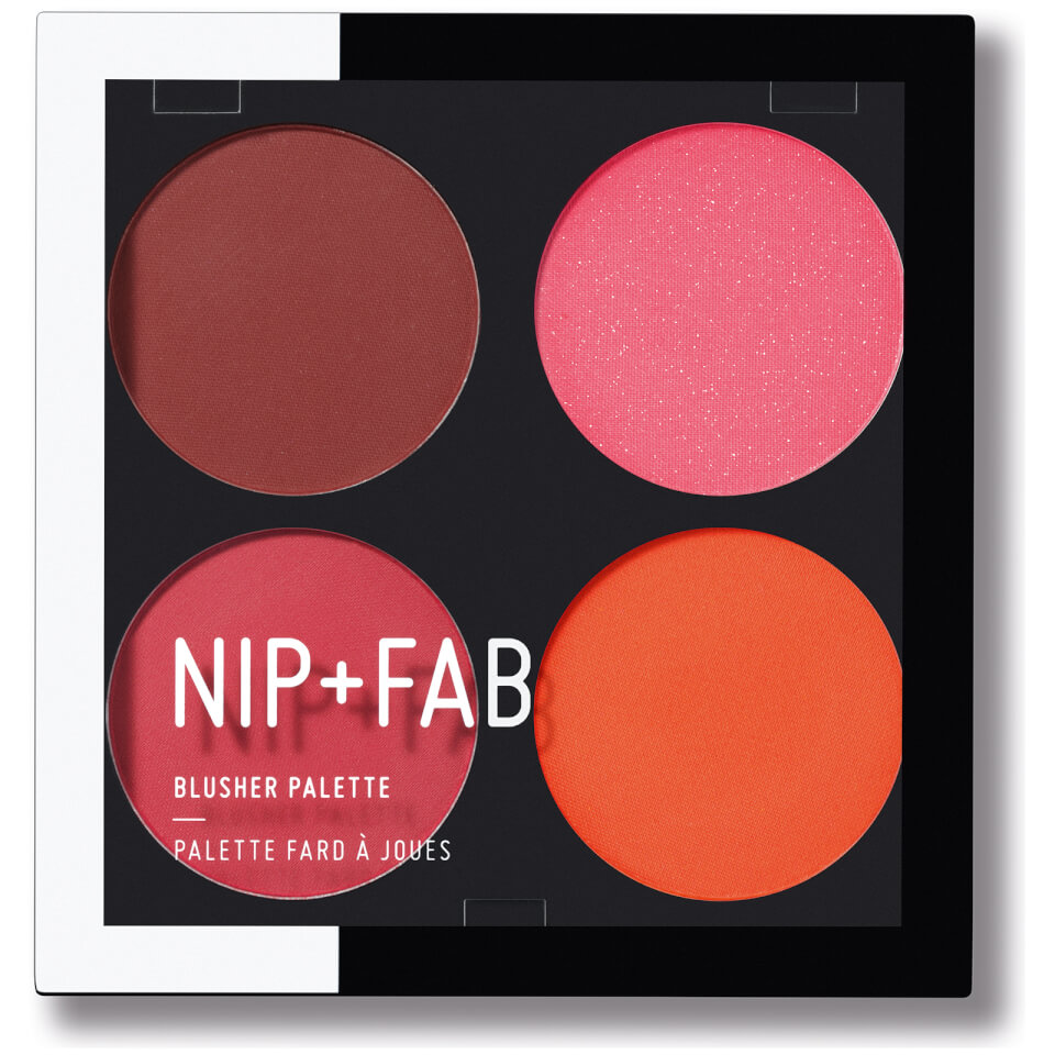 NIP+FAB Make Up Blusher Palette - Blushed Brights 02 15.2g