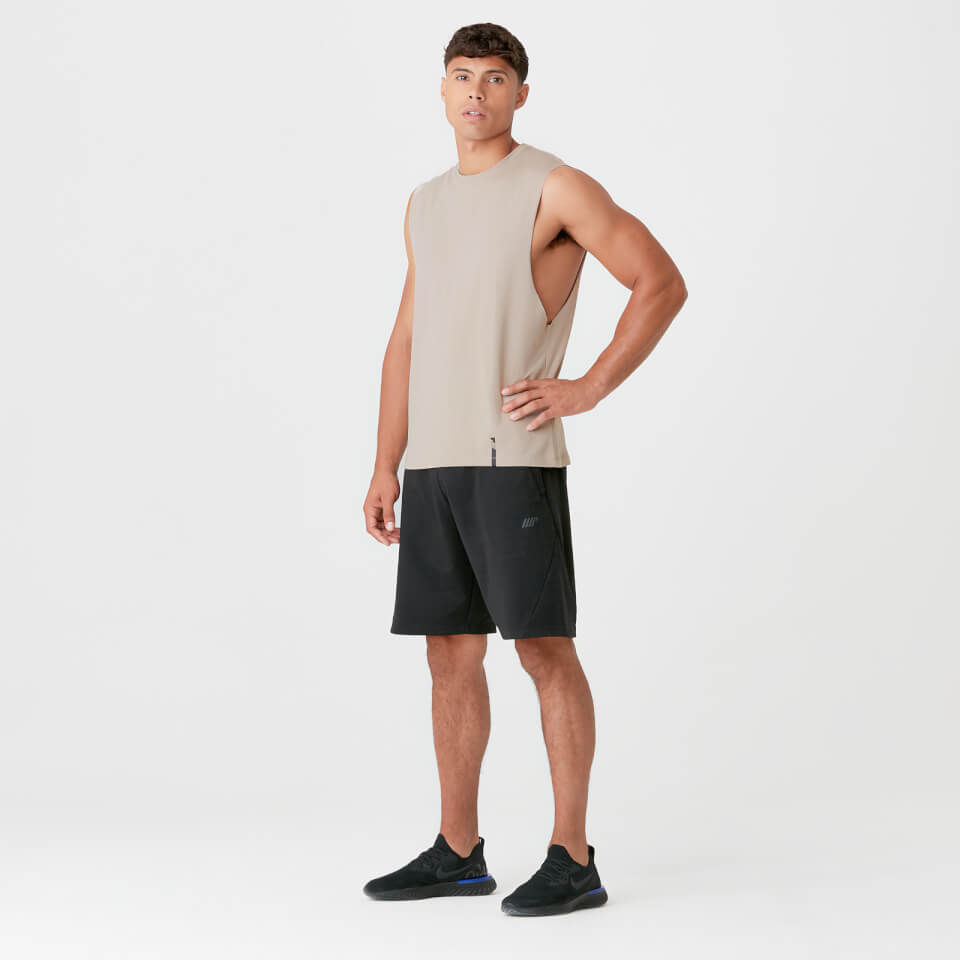 MP Men's Luxe Classic Drop Armhole Tank Top - Taupe - S