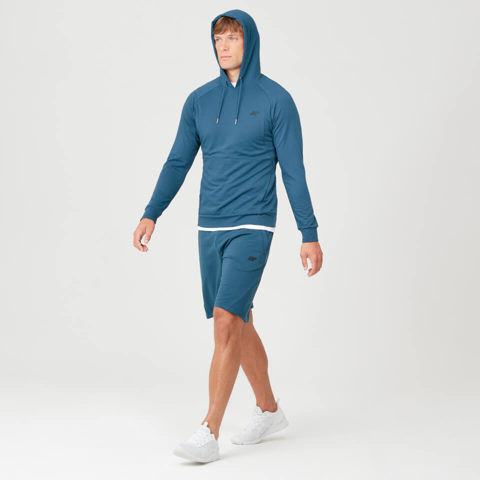MP Men's Form Pullover Hoodie - Petrol Blue - XS