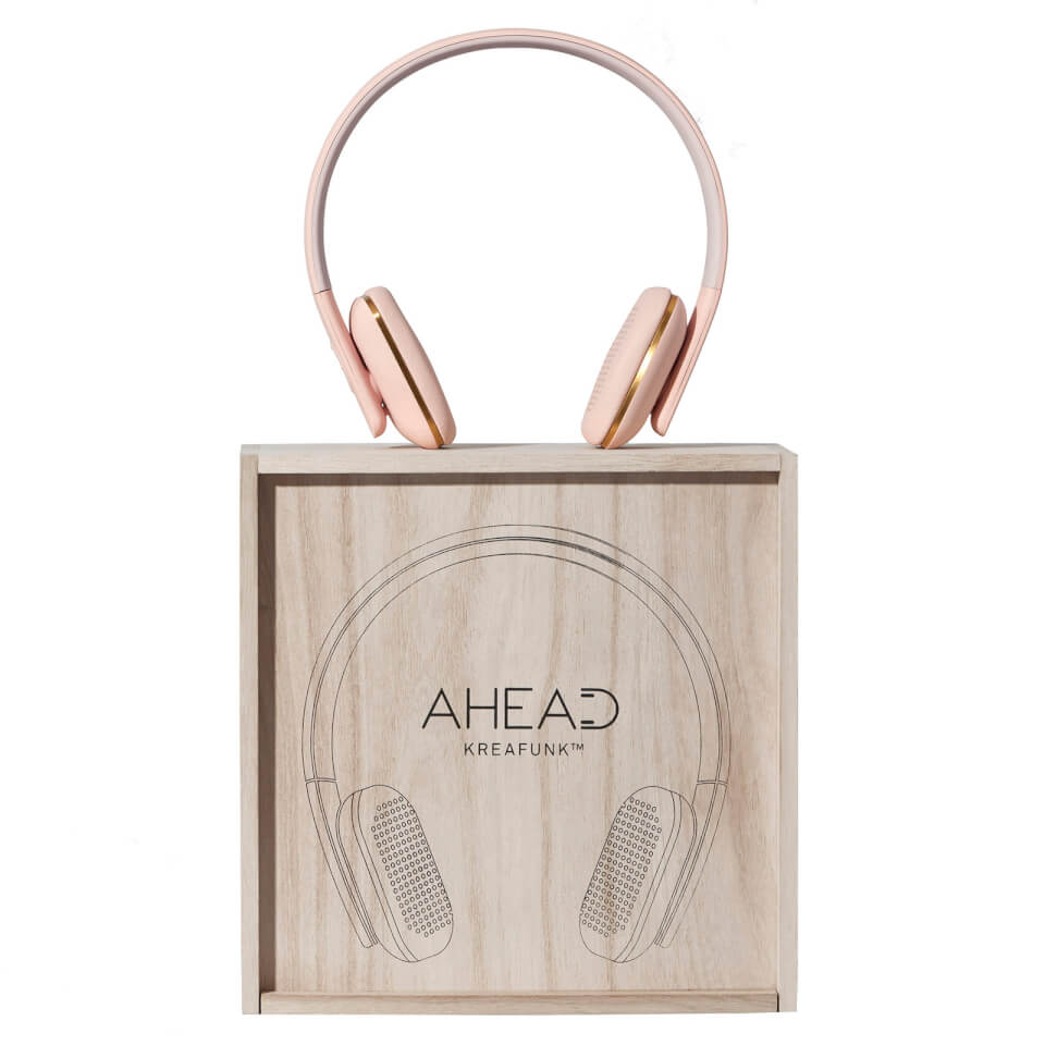 Kreafunk aHEAD Bluetooth Headphones - Dusty Pink