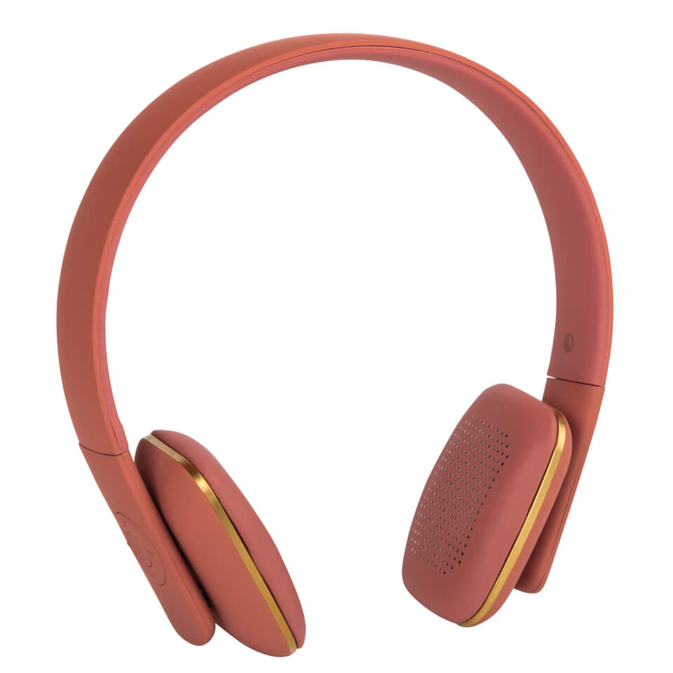 Kreafunk aHEAD Bluetooth Headphones - Soft Coral