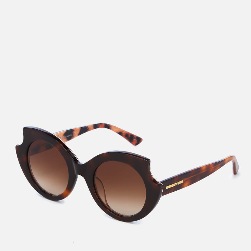 McQ Alexander McQueen Women's Oversized Sunglasses - Havana/Black