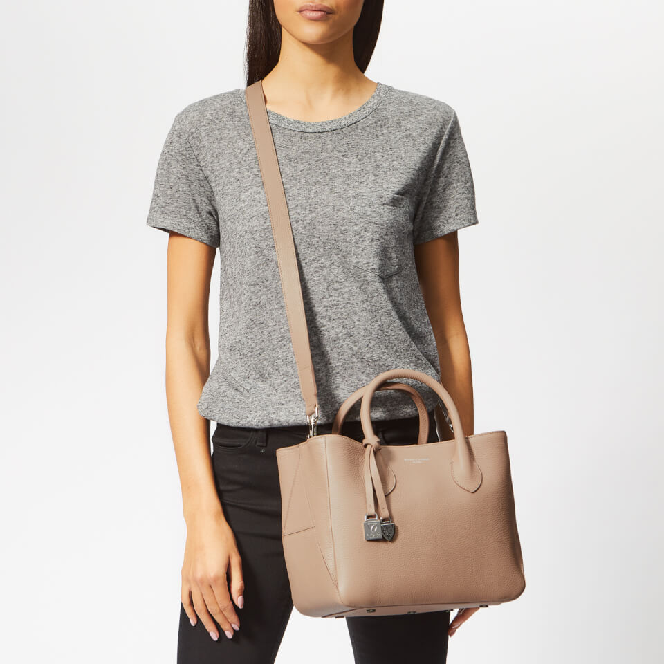Aspinal of London Women's Small London Tote Bag - Soft Taupe