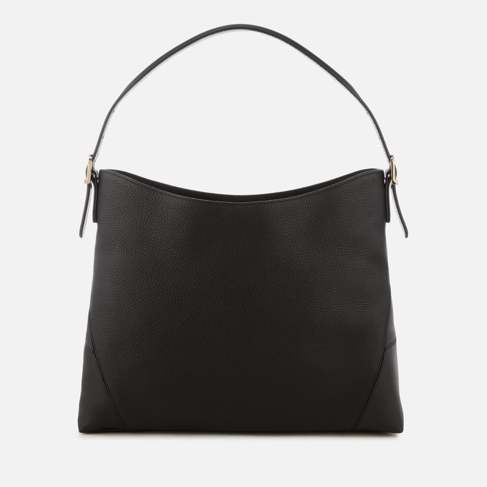 Aspinal of London Women's Small "A" Hobo Bag - Black
