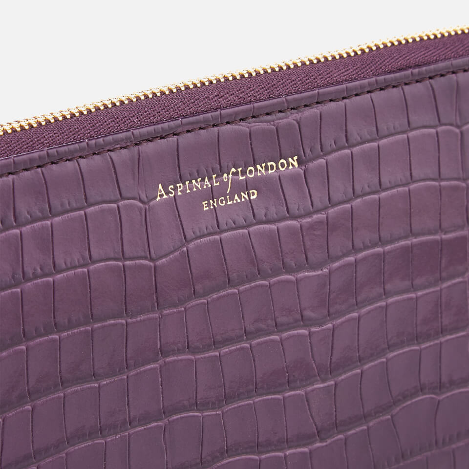 Aspinal of London Women's Continental Clutch Wallet - Amethyst