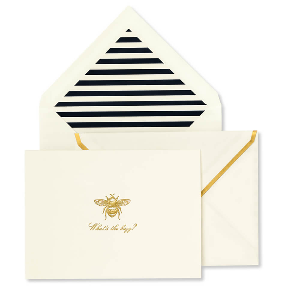 Kate Spade Notecard Set - What's The Buzz?